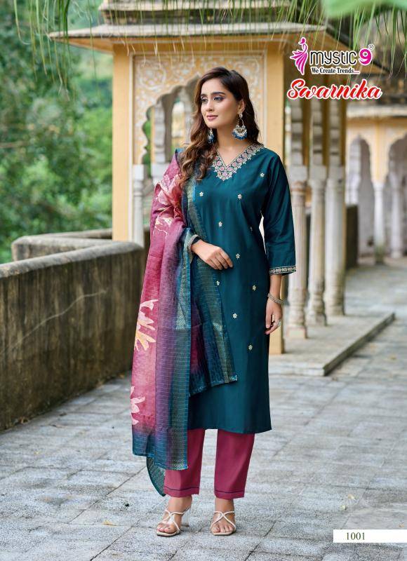 Mystic9 swarnika vol 1 Wholesale Kurti market